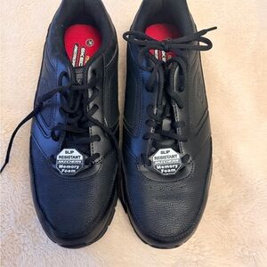 Skechers Men's Black Slip-On Sneakers